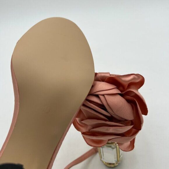 FSJ Women Open Toe Stylish Sandal Ankle Strap Chunky Block High Thick Heels - Picture 6 of 8